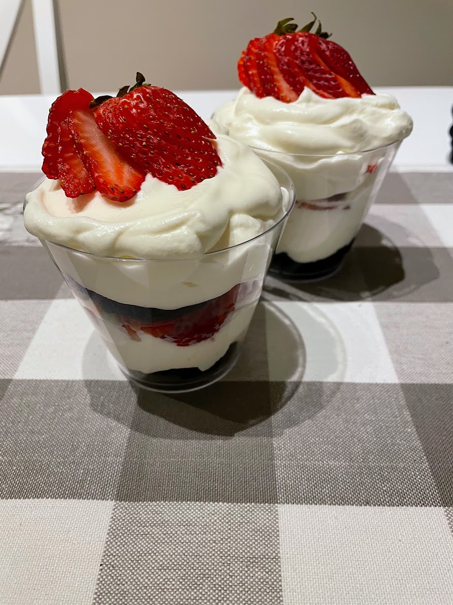 strawberry trifles
